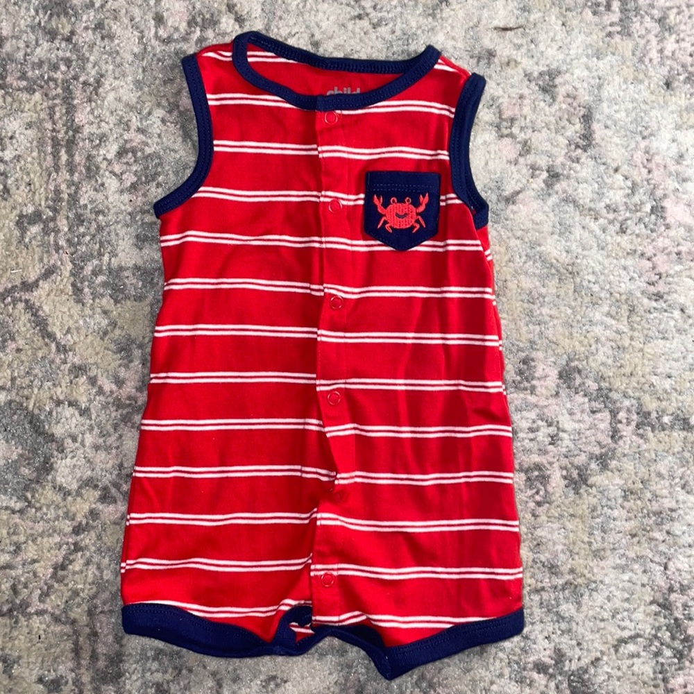 Worn once baby romper